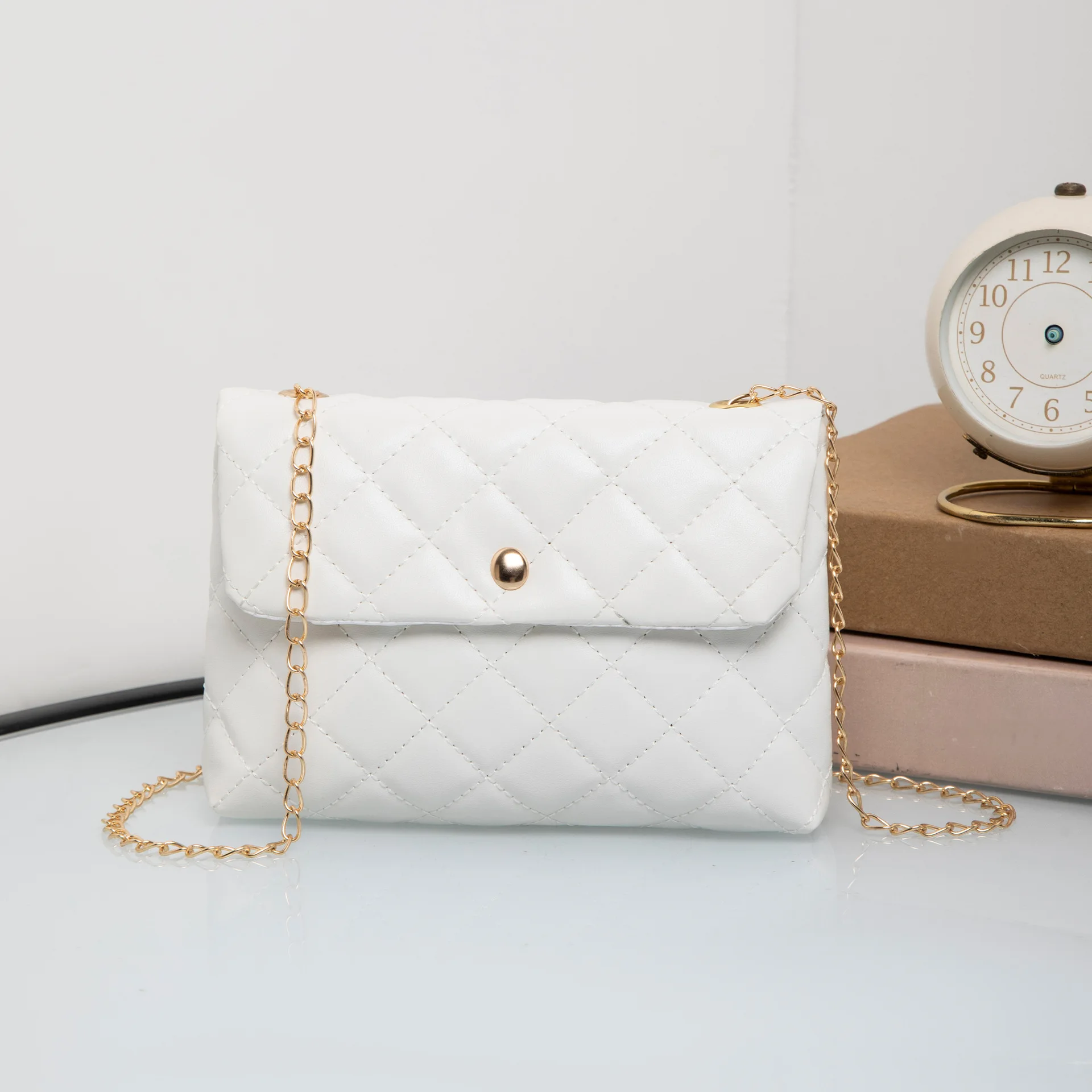 Chain Crossbody Quilted - 2025 Fashionable Shouler bags Light Luxury
