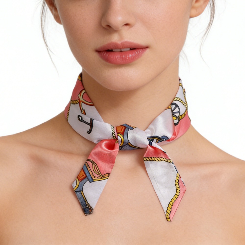 Luxury Bags For Travel - Luxury Skinny Silk Scarf for Ladies,