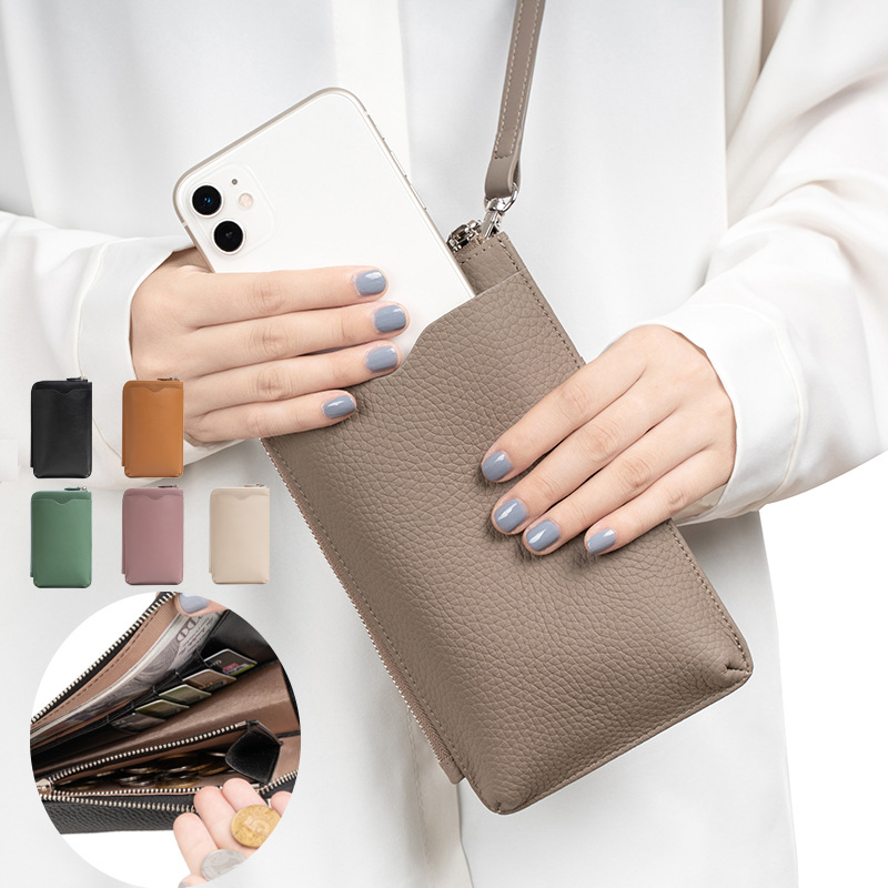 Luxury Bags Casual - Fashion Genuine Leather Phone Crossbody Bag
