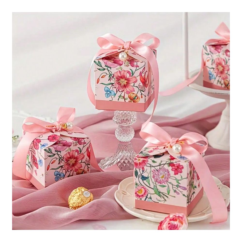 Luxury Bags Hand Painted - Niche Luxury HandPainted Plant Flower Candy