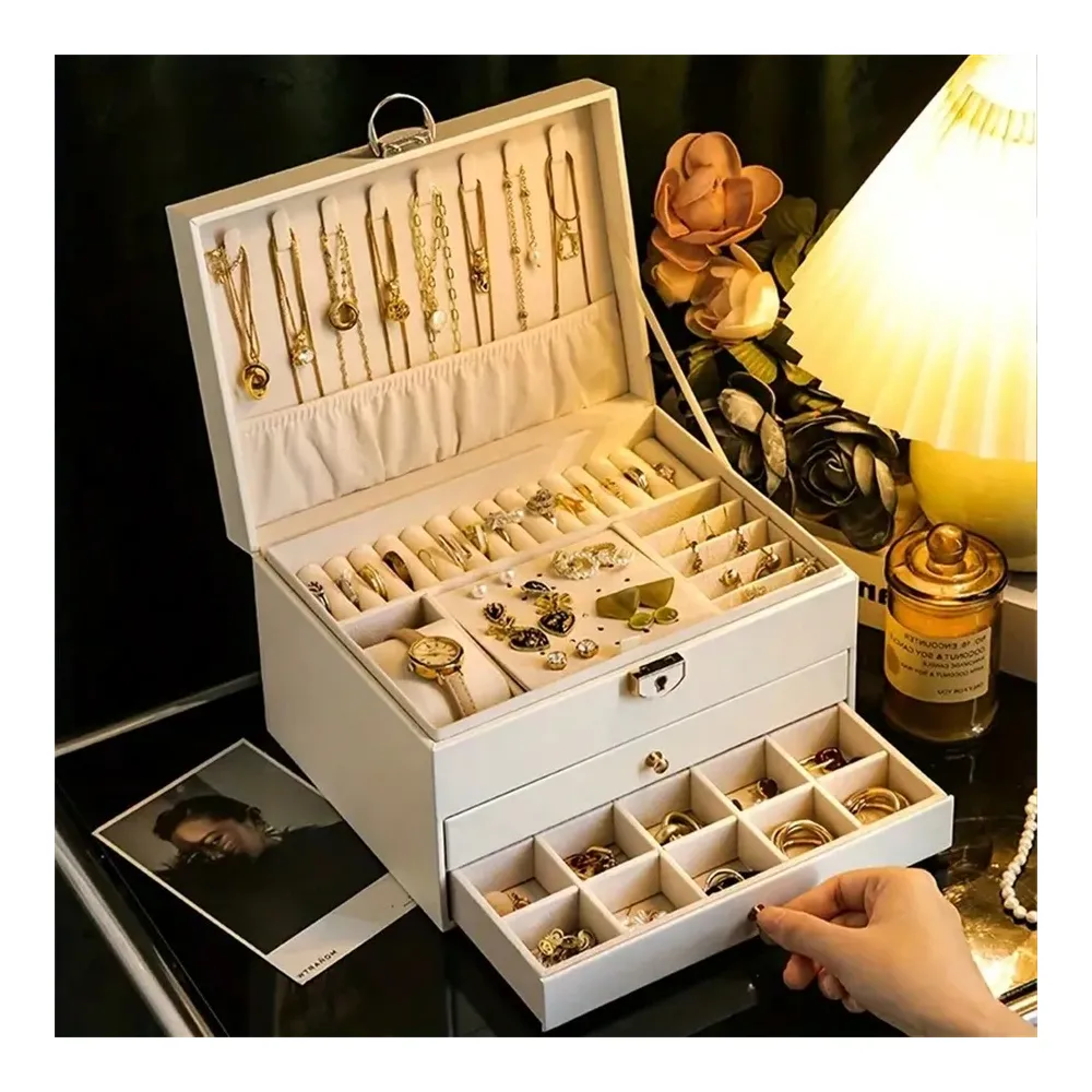 Luxury Bags & Leather Repair Of Atlanta - Luxury Double Triple Layer Jewelry Box