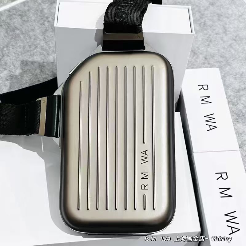 Luxury Bags For You - Light luxury RMWA titanium gold single-shoulder