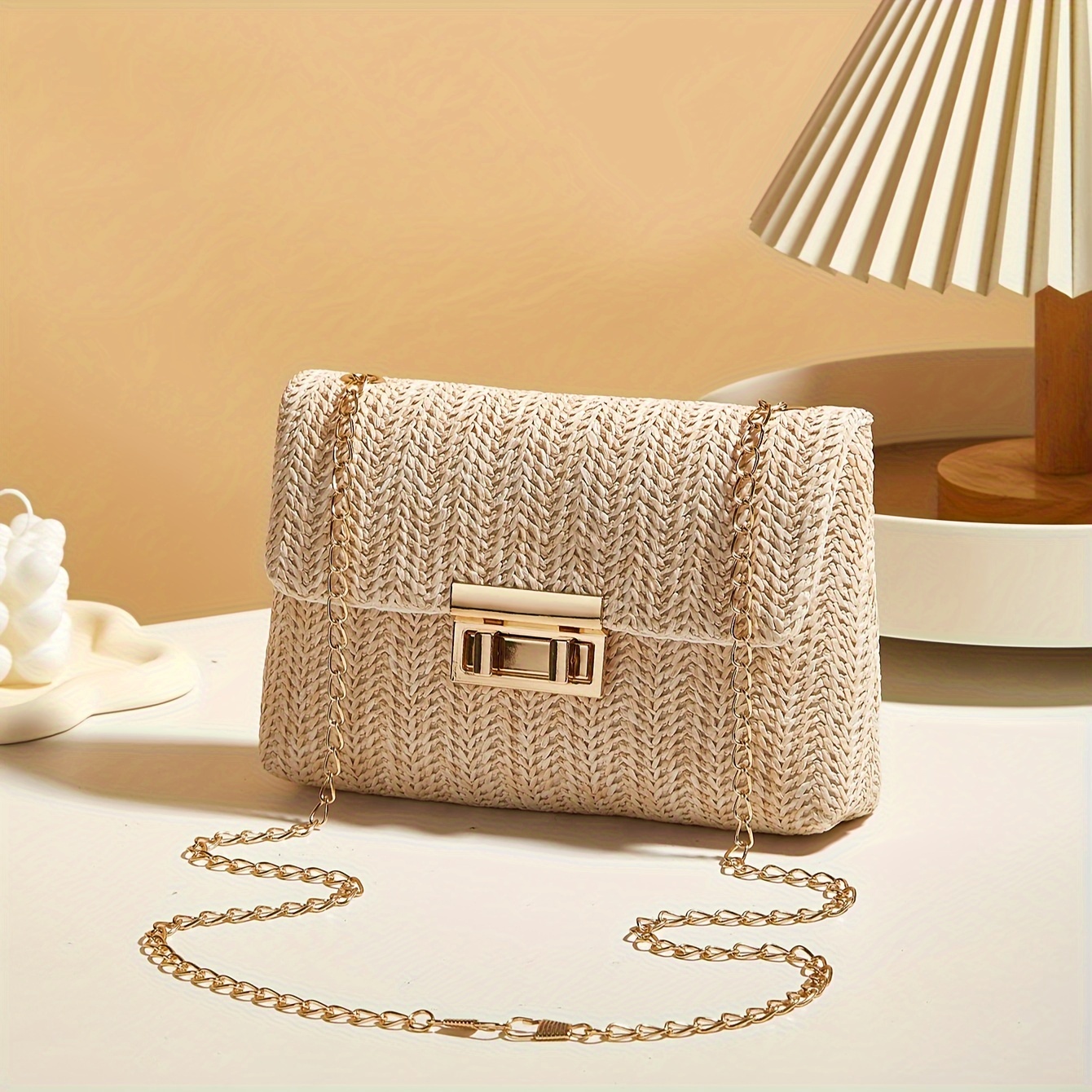 Woven Straw Handwoven Women's  - Luxury Designer Bags Ysl recension och pris