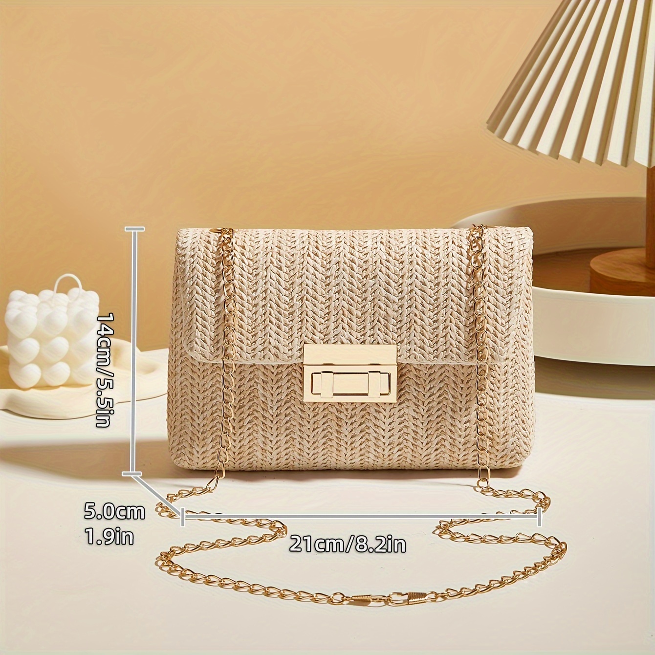 Woven Straw Handwoven Women's  - Luxury Designer Bags Ysl recension och pris