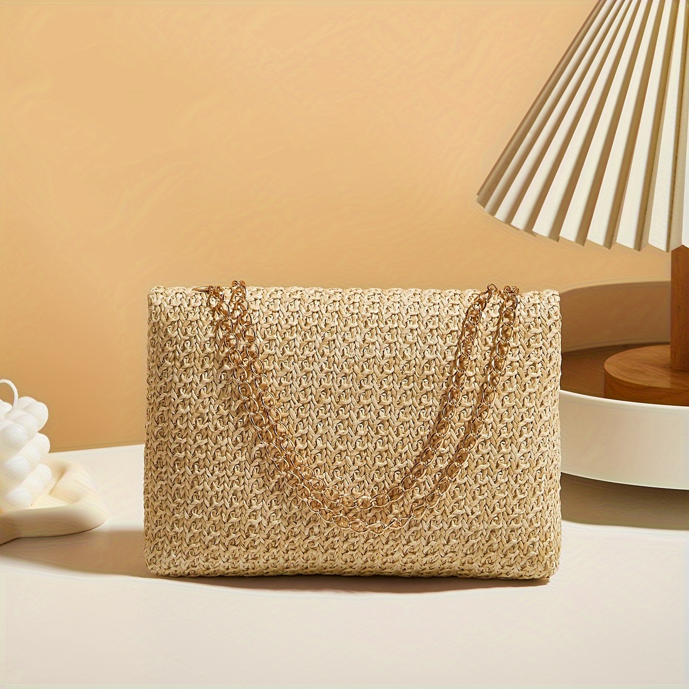 Woven Straw Handwoven Women's  - Luxury Designer Bags Ysl recension och pris