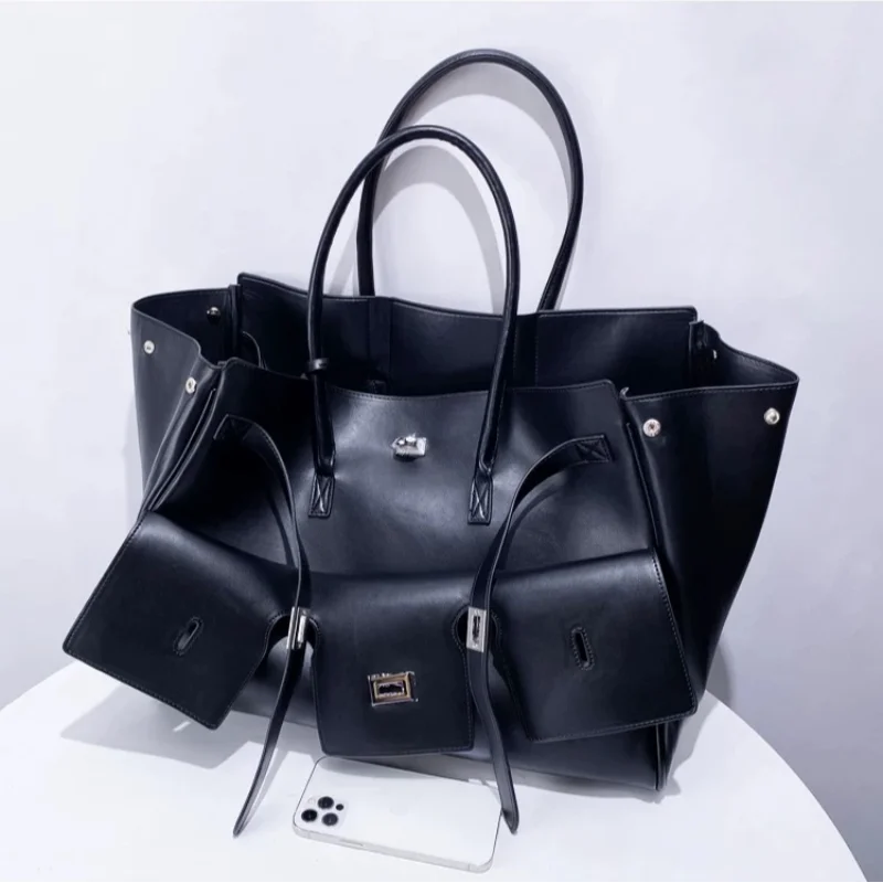 New Luxury Silver Buckle Large - Luxury Bags With Silver Hardware recension och pris