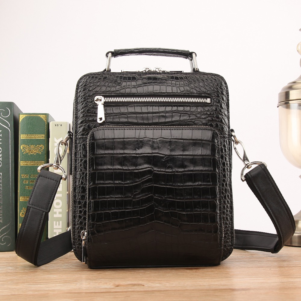 Hot luxury quality Men's Genui - Luxury Bags With Silver Hardware recension och pris