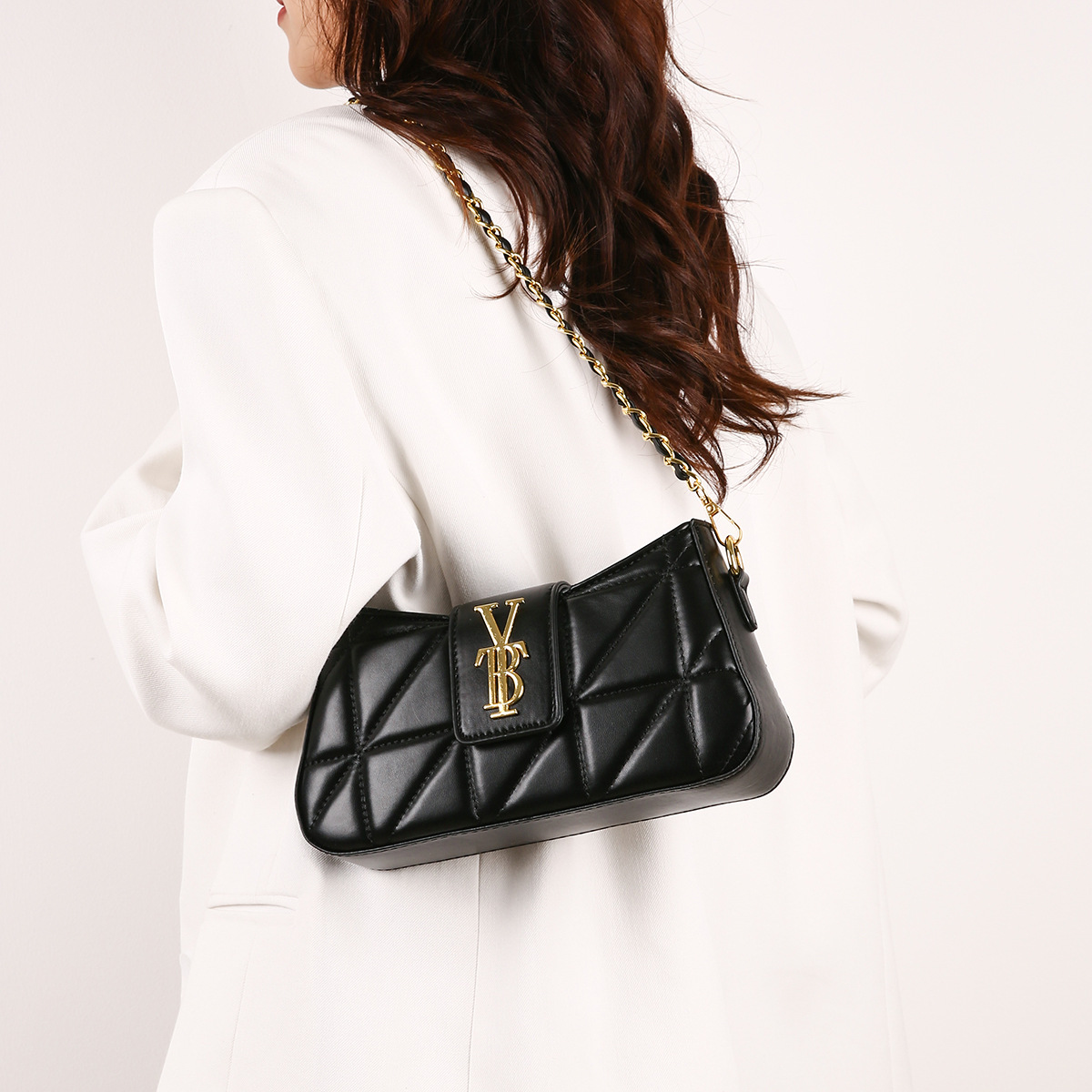 Classic Women's Quilted Chain  - Chain Crossbody Quilted recension och pris