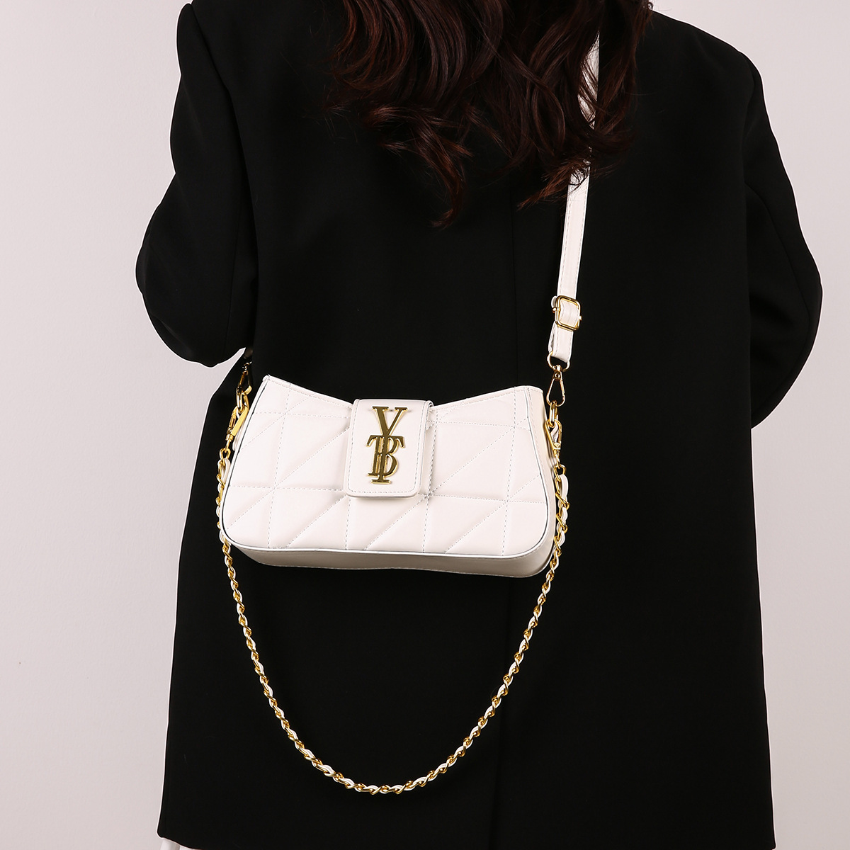 Classic Women's Quilted Chain  - Chain Crossbody Quilted recension och pris