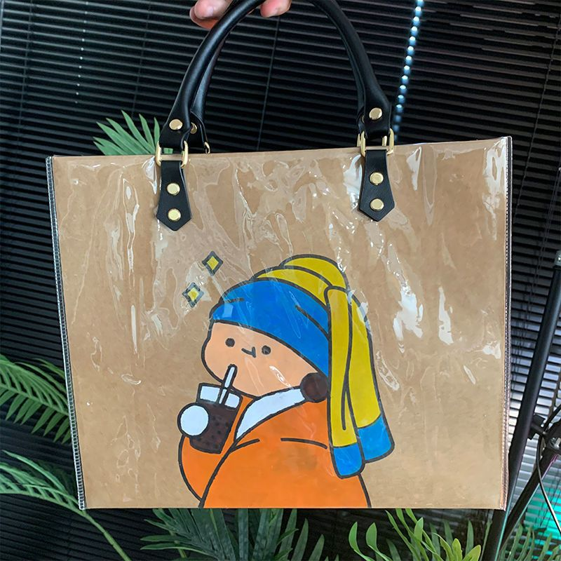Calligraphy Paper Bag with Lea - Luxury Bags Hand Painted recension och pris
