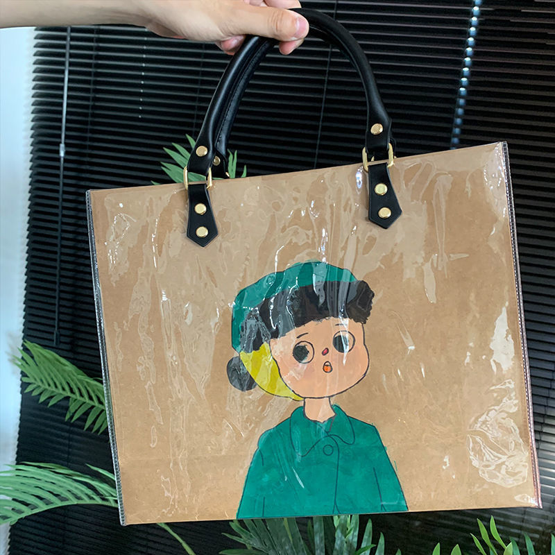 Calligraphy Paper Bag with Lea - Luxury Bags Hand Painted recension och pris