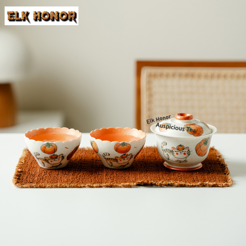 Hand-painted Persimmons Travel - Luxury Bags Hand Painted recension och pris