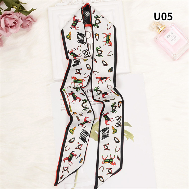Horse Plaid Skinny Scarf Women - Luxury Bags Casual recension och pris