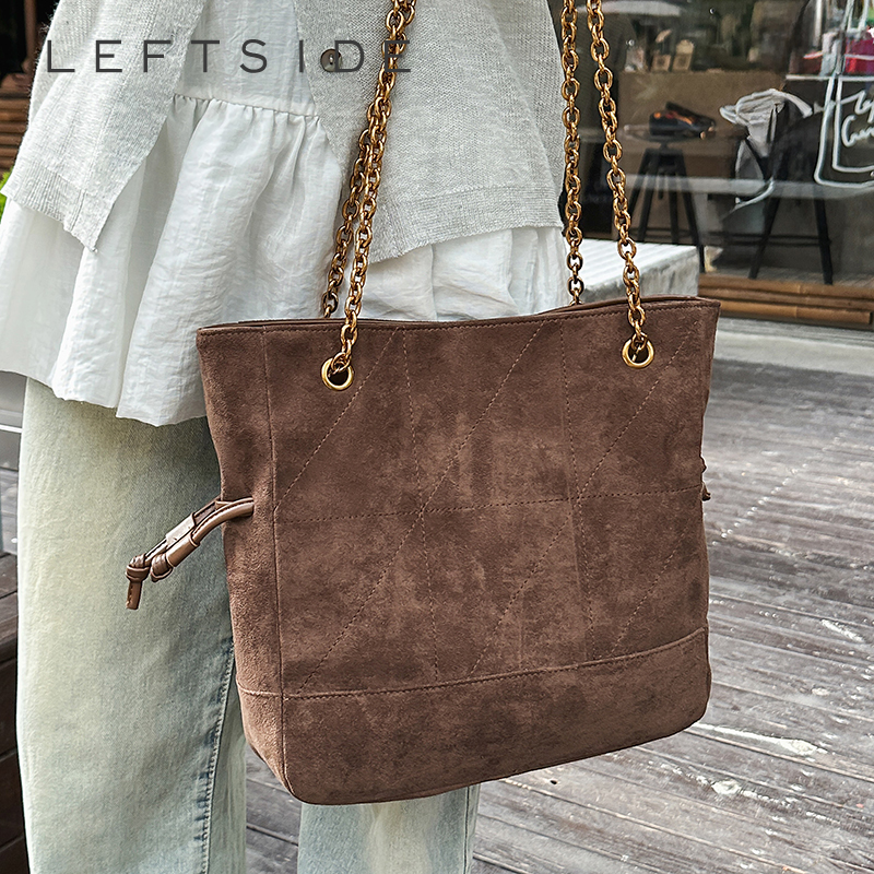 LEFTSIDE Luxury Small Faux Sue - Luxury Bags For Young Women recension och pris