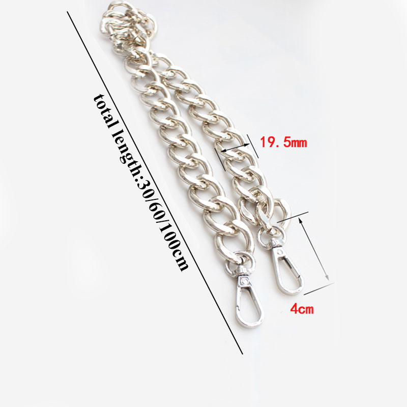 30cm Bags Chain Metal Thick Re - Luxury Bags With Silver Hardware recension och pris