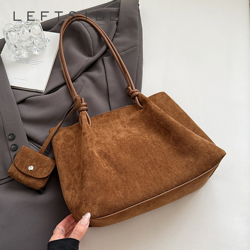 LEFTSIDE Luxury Faux Suede Tot - Luxury Bags For Young Women recension och pris