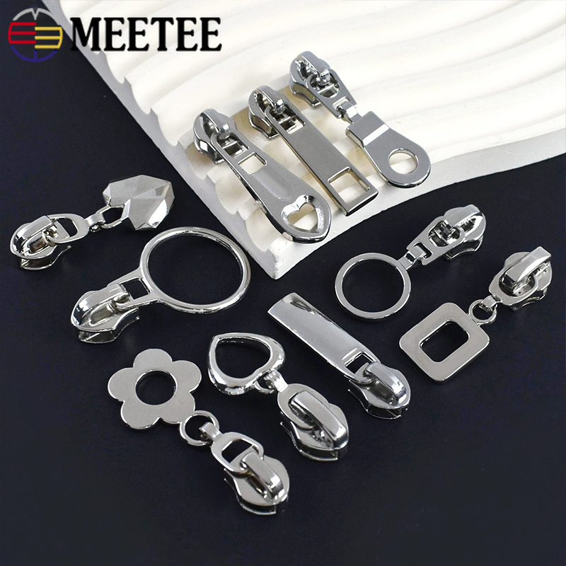 10/20/30Pcs 5# Silver Nylon Zi - Luxury Bags With Silver Hardware recension och pris