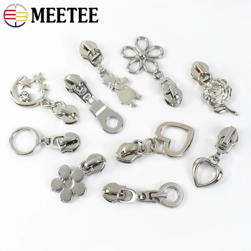 10/20/30Pcs 5# Silver Nylon Zi - Luxury Bags With Silver Hardware recension och pris