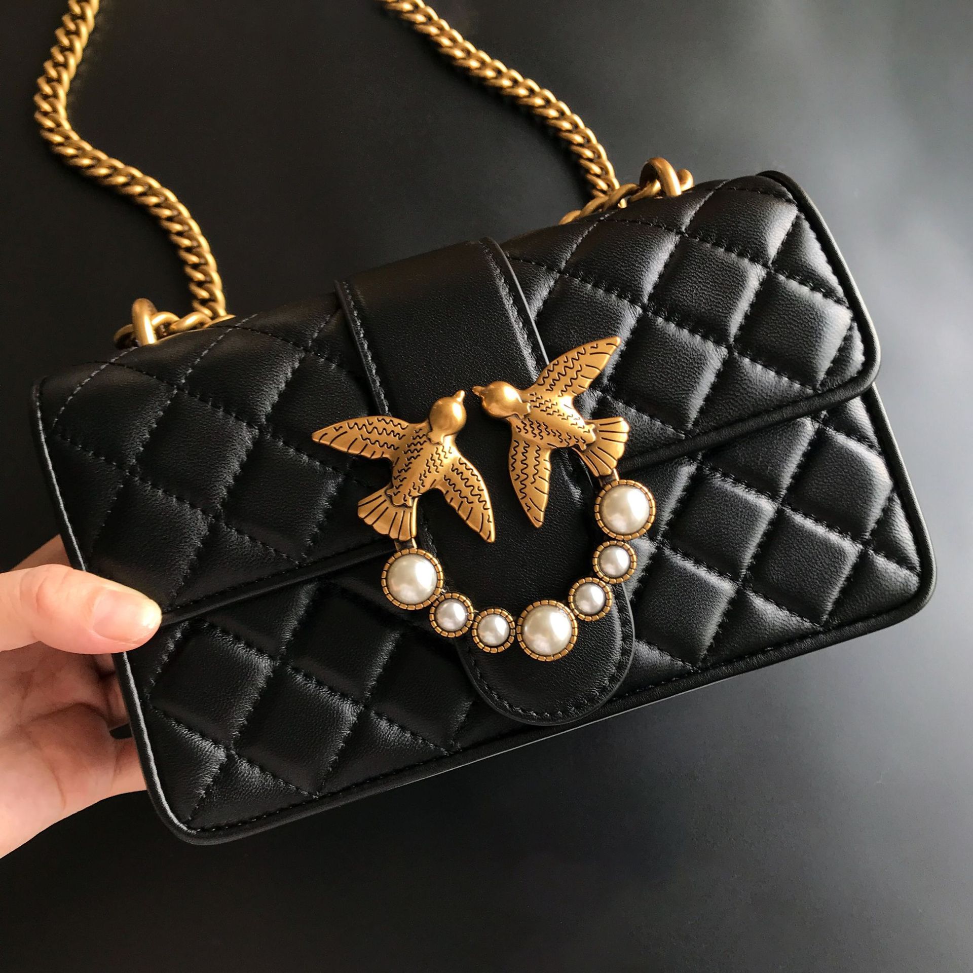 Quilted Genuine Sheepskin Leat - Luxury Bags Everyday recension och pris