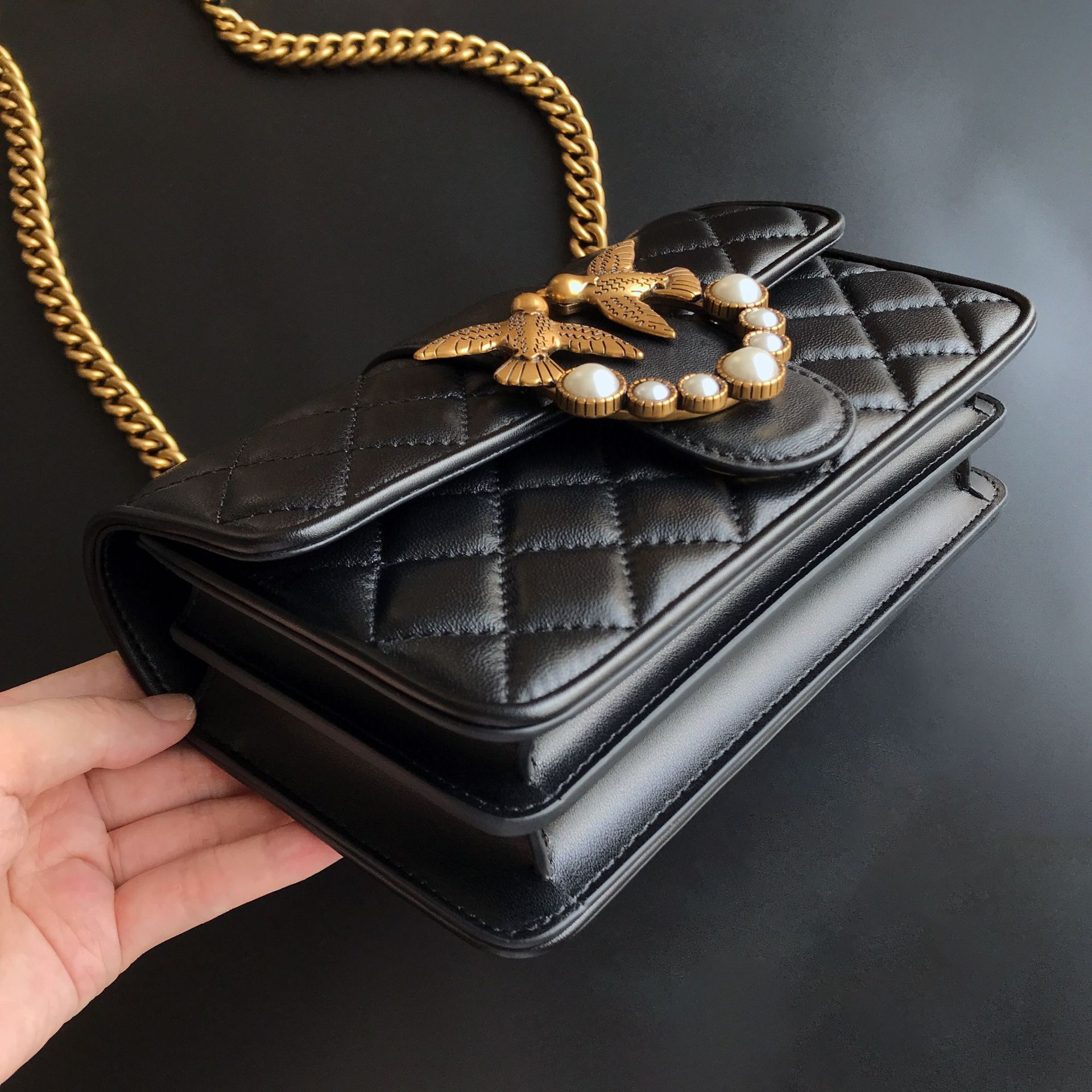Quilted Genuine Sheepskin Leat - Luxury Bags Everyday recension och pris