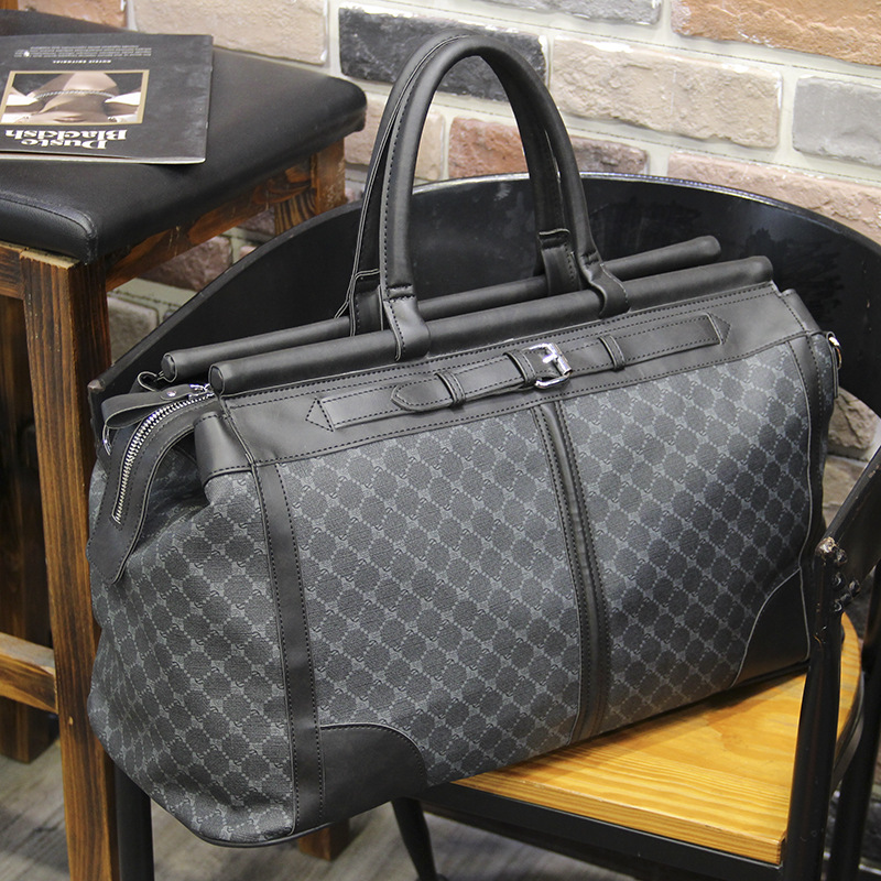 Fashion Plaid Travel Bag Men H - Luxury Bags For Travel recension och pris