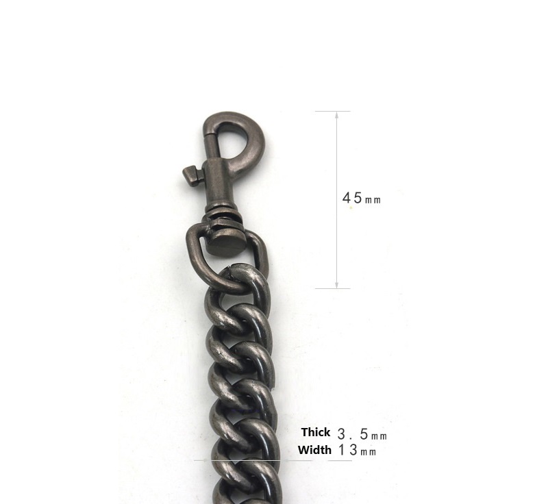 Aluminum chain strap bag silve - Luxury Bags With Silver Hardware recension och pris