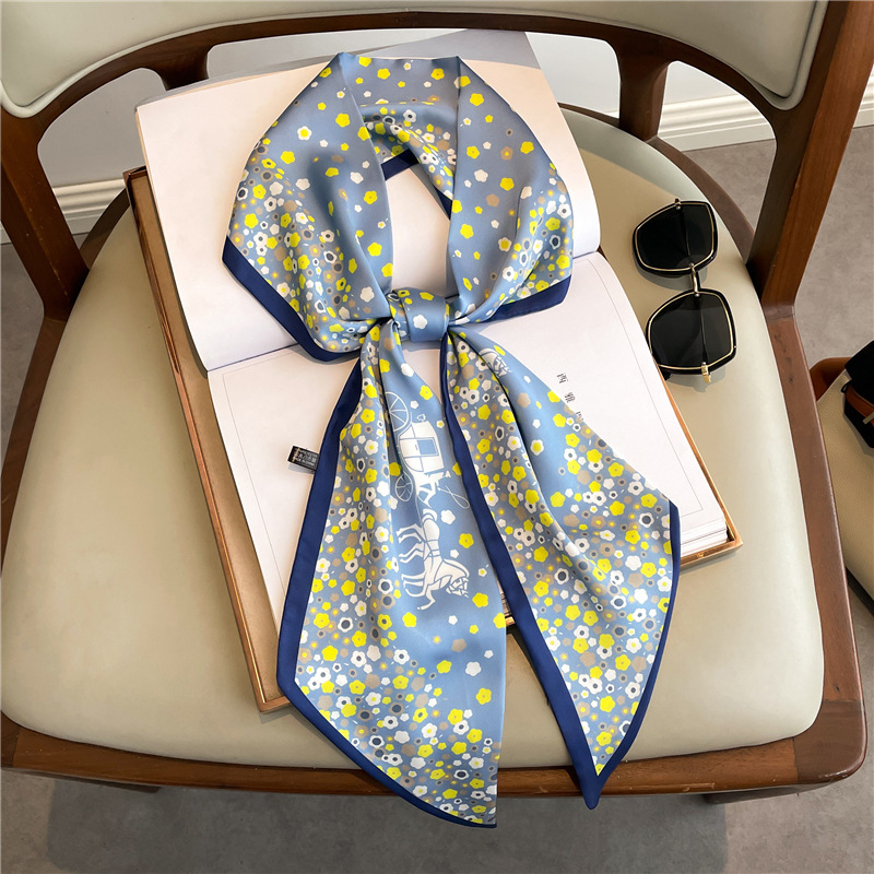 Fashion Print Long Silk Scarf  - Luxury Bags Casual recension och pris