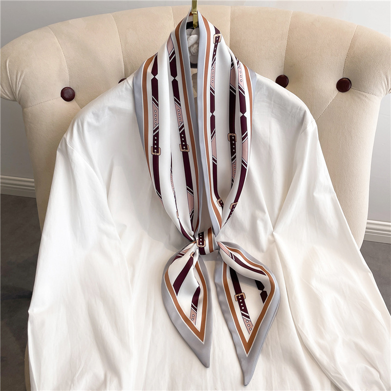 Fashion Print Long Silk Scarf  - Luxury Bags Casual recension och pris