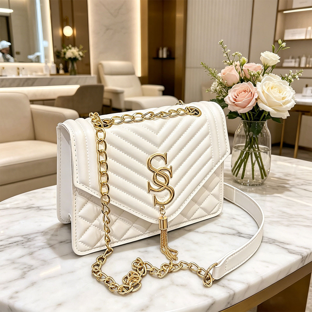 Elegant and Fashionable Argyle - Luxury Designer Bags Ysl recension och pris