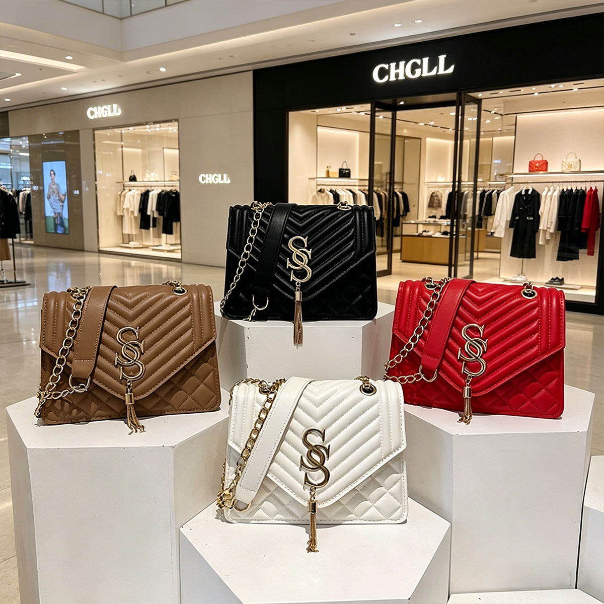 Elegant and Fashionable Argyle - Luxury Designer Bags Ysl recension och pris