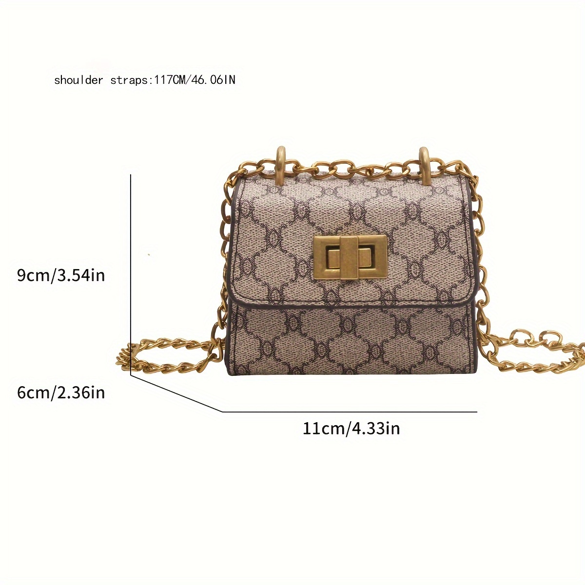 Stylish Mini Crossbody Bag wit - Luxury Designer Bags Ysl recension och pris