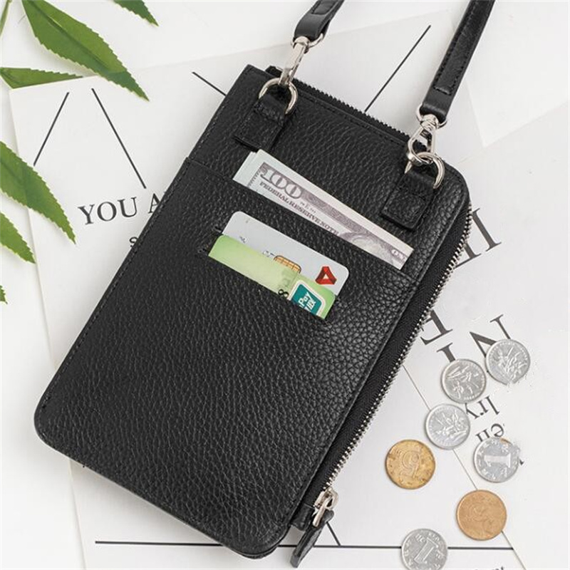 Fashion Genuine Leather Phone  - Luxury Bags Casual recension och pris
