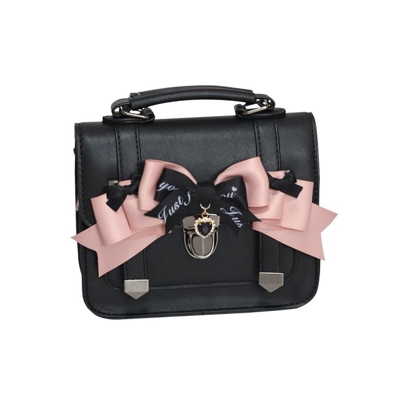 Buckle Shoulder Bag Lolita Bow - Luxury Bags For Young Women recension och pris
