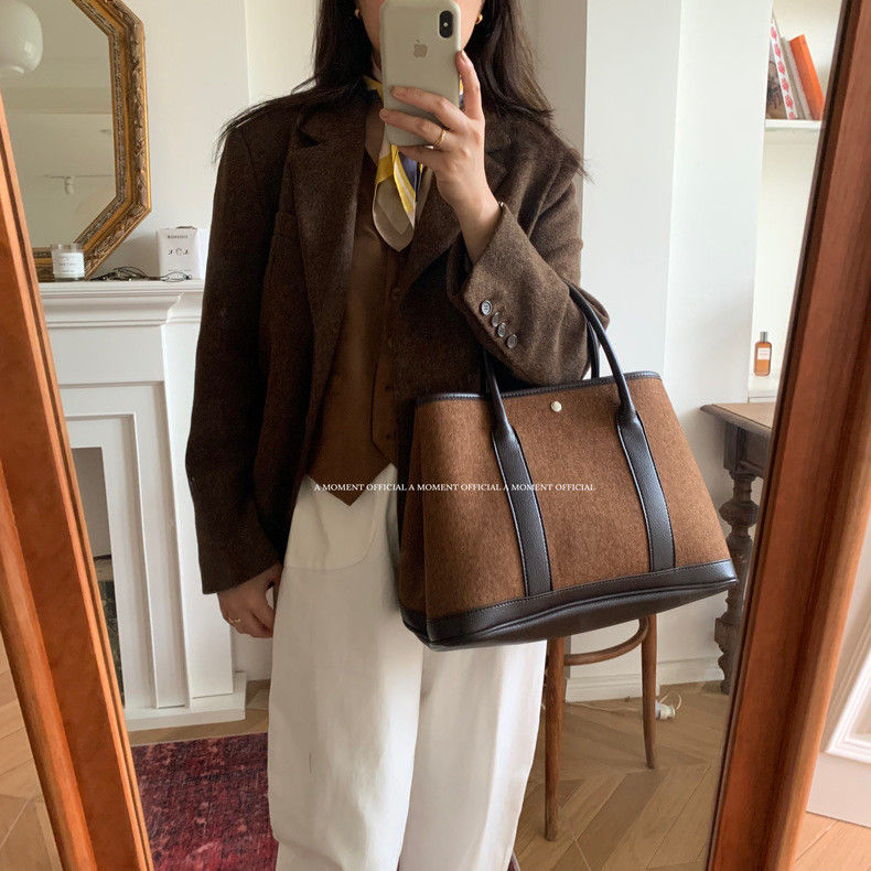 JIAERDI Retro Weave Tote Bag W - Luxury Bags For Travel recension och pris