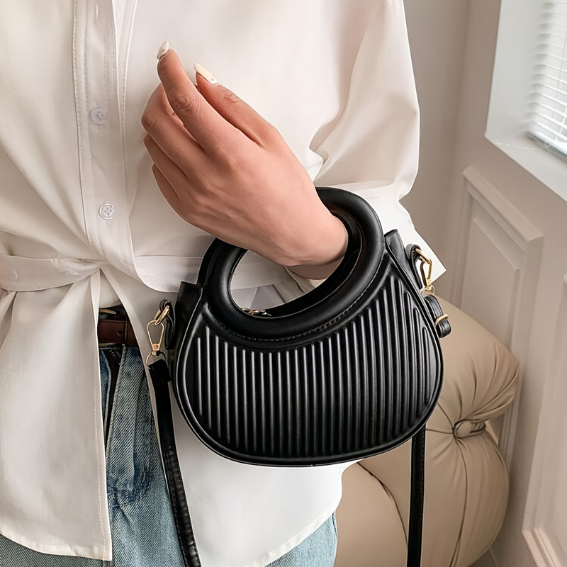 Chic Stripe Design Crossbody B - Luxury Bags Everyday recension och pris