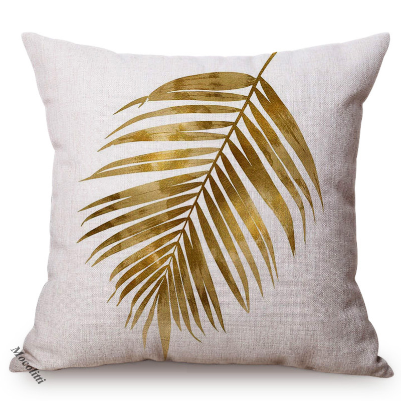 Golden Leaf Style Cotton Linen - Luxury Bags Hand Painted recension och pris
