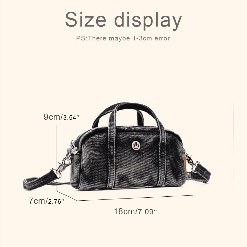 Korean Casual Mini Denim Box B - Luxury Bags Casual recension och pris