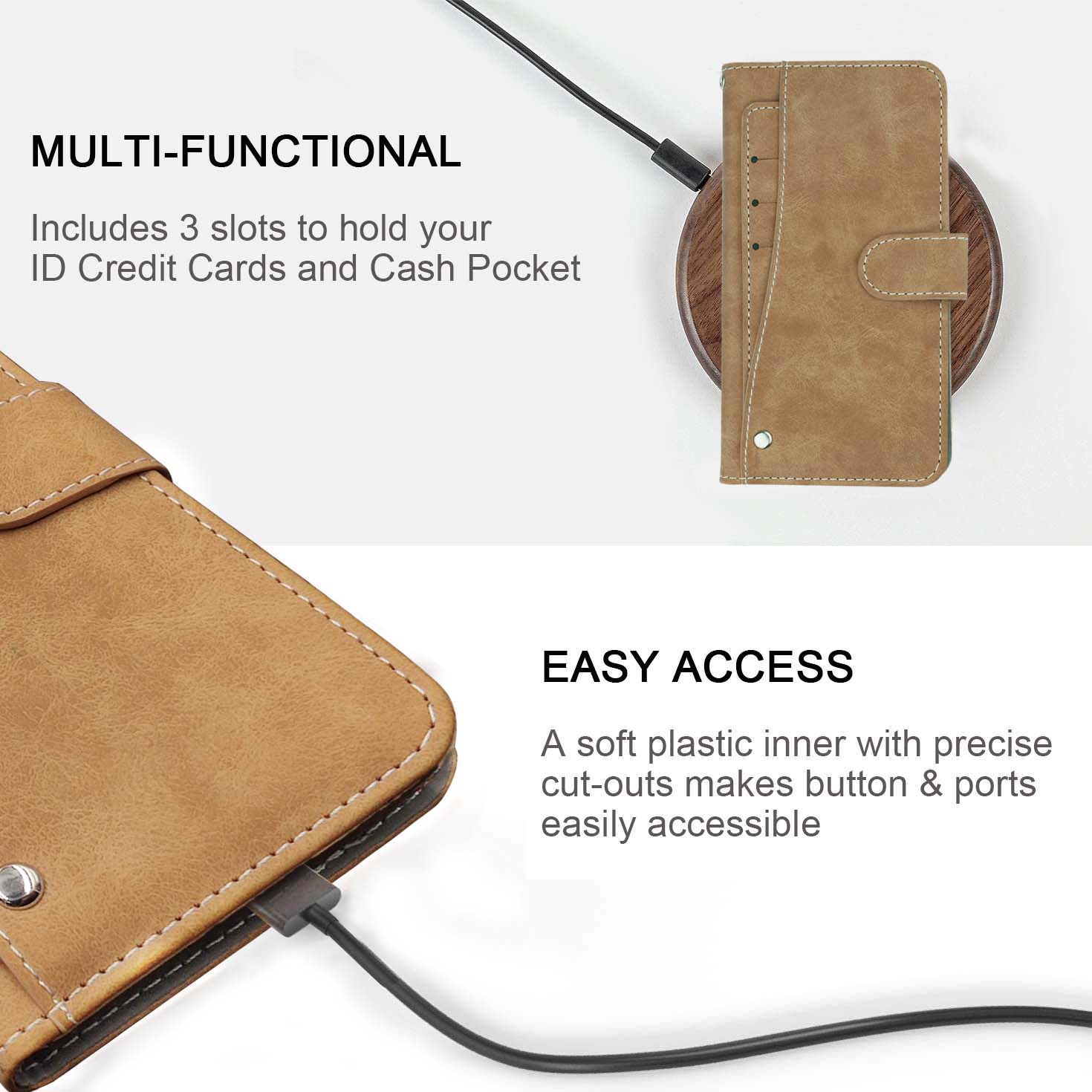 Vintage Leather Wallet Benco S - Luxury Bags Without Logo recension och pris