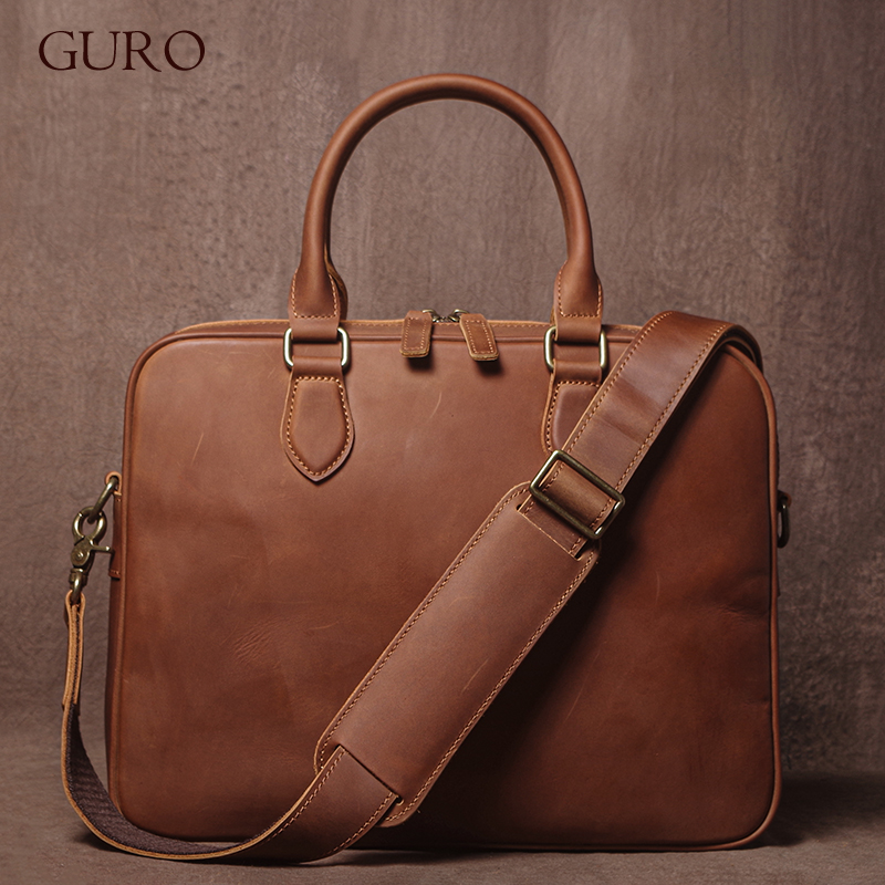 GURO Men Crazy Horse Cowhide B - Luxury Bags Supplier recension och pris