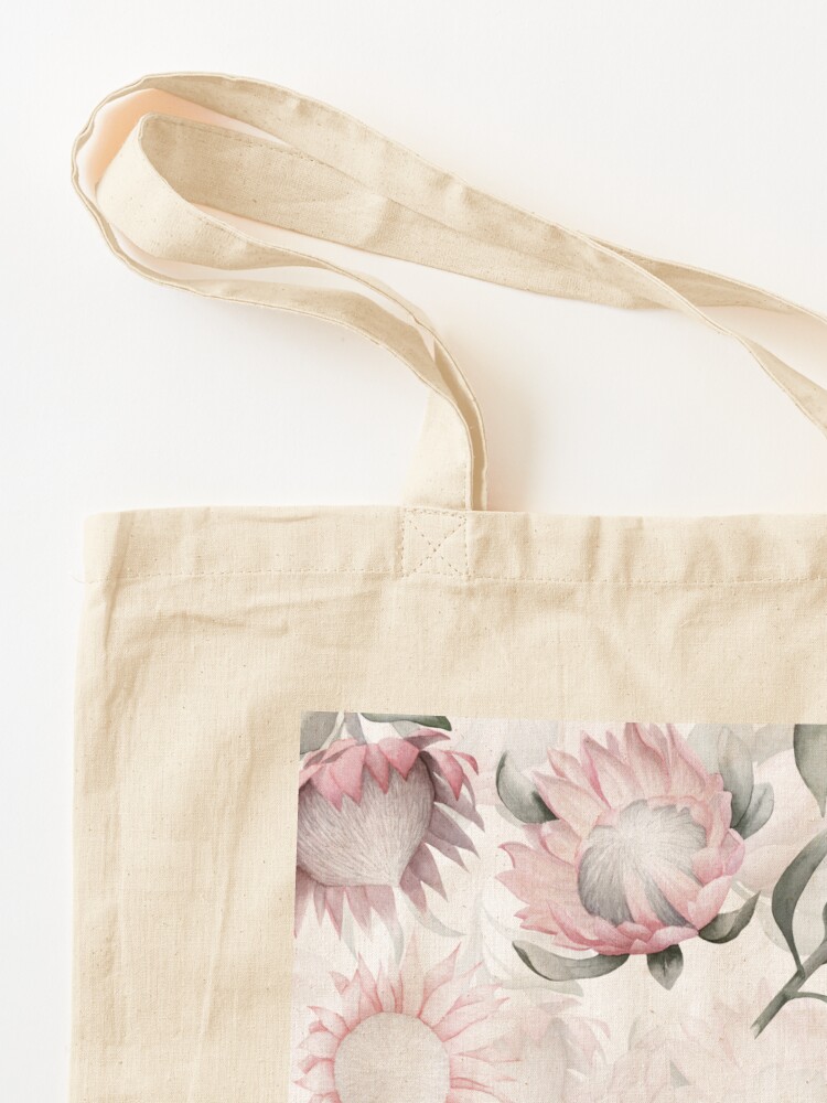 Hand Painted Protea Watercolor - Luxury Bags Hand Painted recension och pris