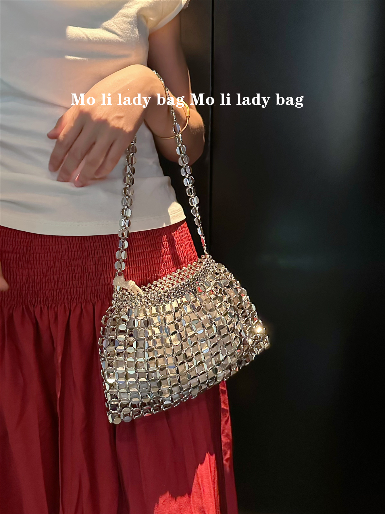 Silver Sequin Hollow out Handb - Luxury Bags For Young Women recension och pris