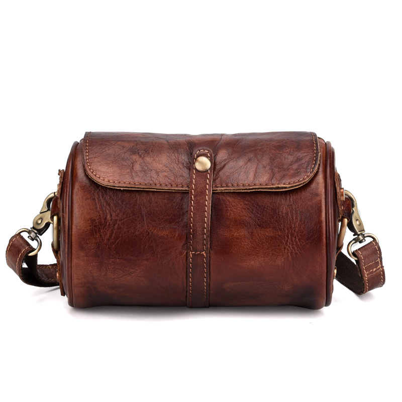 2025 Fashion Retro Leather Bag - Luxury Bags Hand Painted recension och pris