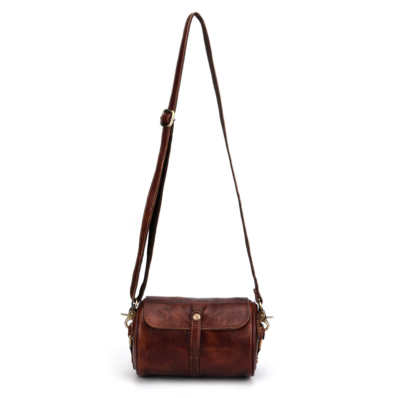2025 Fashion Retro Leather Bag - Luxury Bags Hand Painted recension och pris