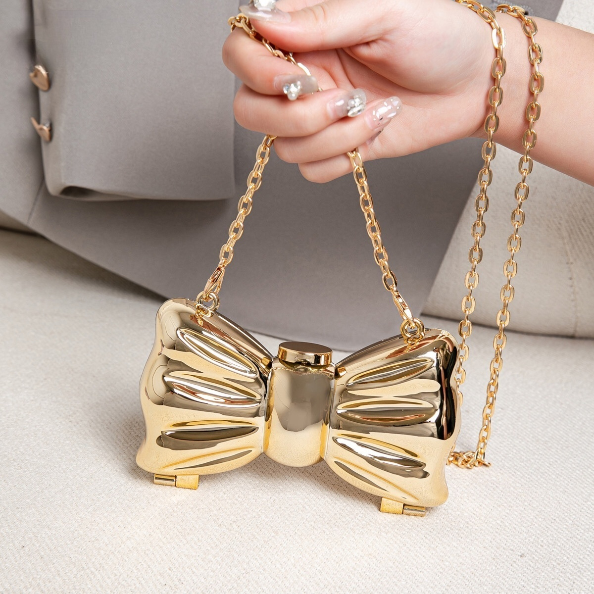 Luxury Fashion Metal Mini Hand - Luxury Bags Supplier recension och pris