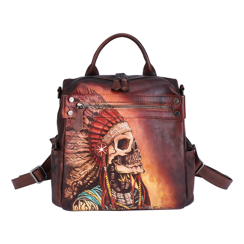 2026 New Luxury Fashion Leathe - Luxury Bags Hand Painted recension och pris