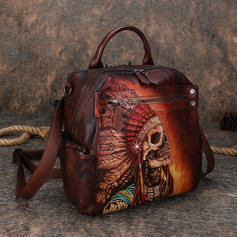 2026 New Luxury Fashion Leathe - Luxury Bags Hand Painted recension och pris
